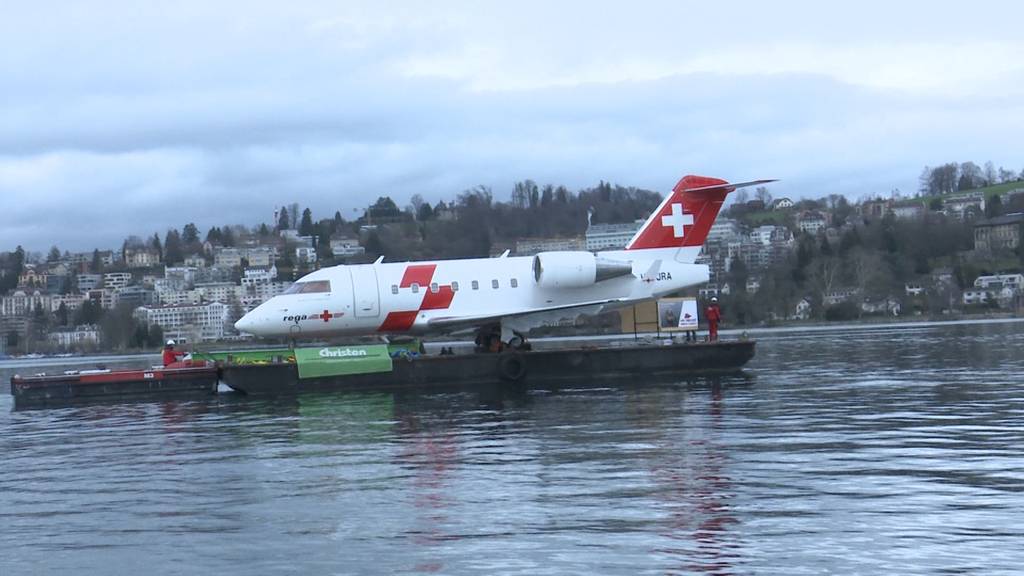 Spektakulärer Rega-Transport