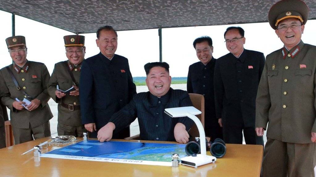 Droht erneut mit einem Atomwaffenangriff: Nordkoreas Machthaber Kim Jong Un. (Archivbild)