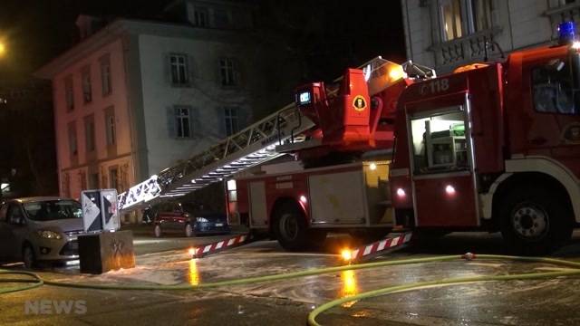 Tote Person nach Brand