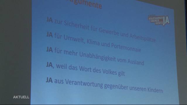 Energiegesetz kommt in Solothurn vors Volk