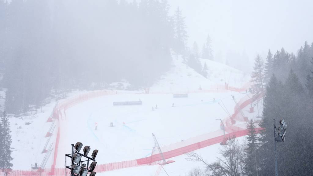 Die Wetterbedingungen liessen am Samstag im französischen Courchevel kein Rennen zu