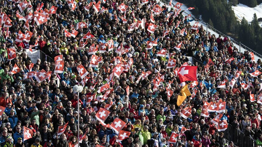 Grosse Ski-Party in Adelboden