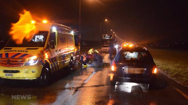 Glück im Unglück: Fussgängerstreifen von Auto erfasst