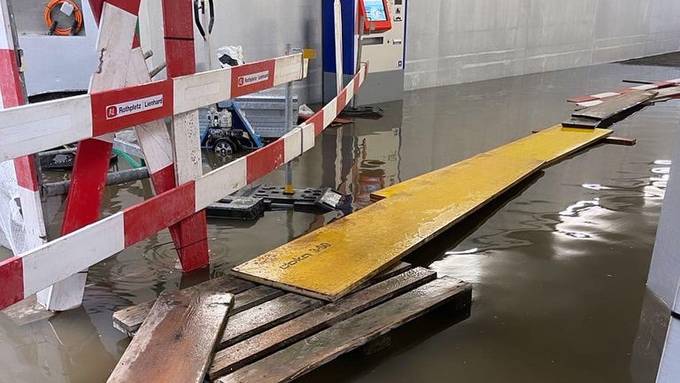 SBB-Unterführung in Möriken-Wildegg schon wieder überschwemmt