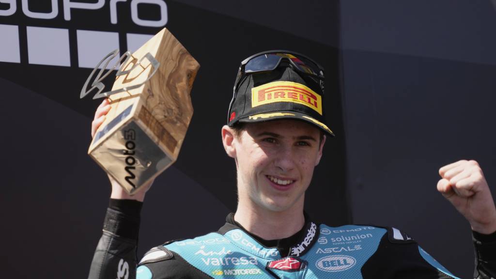 Maximo Quiles mit 17 und erst fünf Rennen schon GP-Sieger