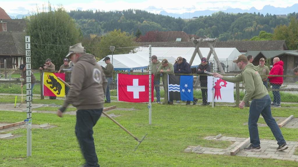 Meisterschaft im Hufeisenwerfen