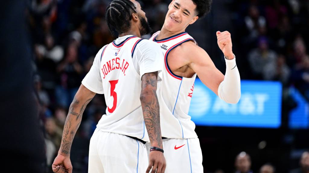 Yanic Konan NIederhäuser (rechts) steuerte 15 Punkte zum Sieg gegen die Minnesota Timberwolves bei