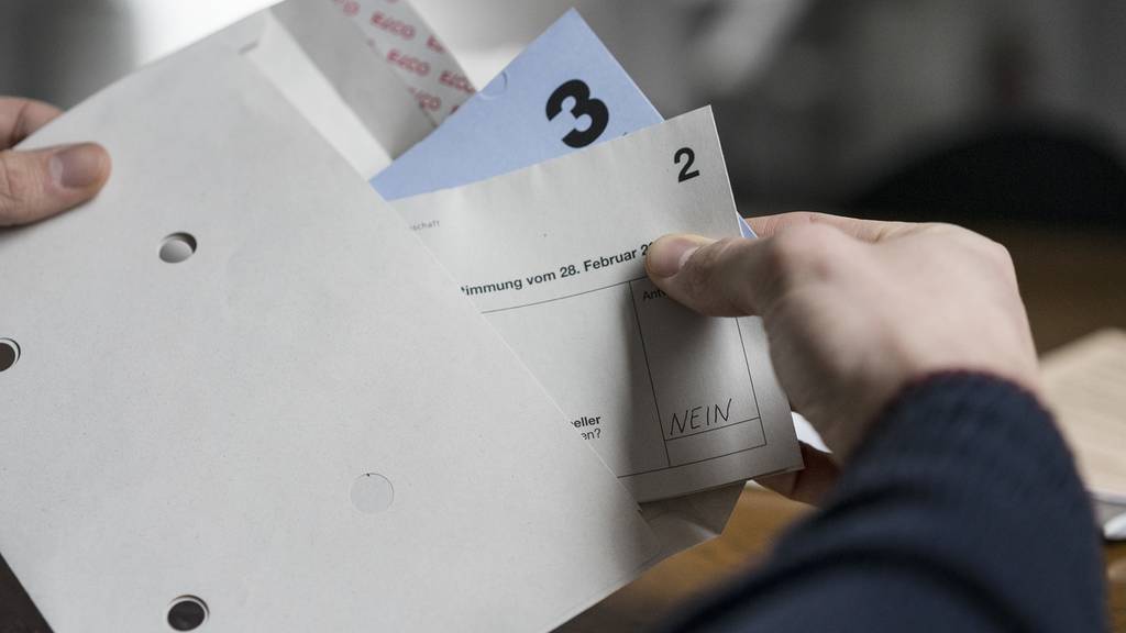 Abstimmung Couvert Volksabstimmung Stimmcouvert