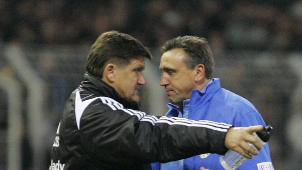 Zu Beginn seiner Trainerkarriere war Valdas Ivanauskas (rechts) in Deutschland bei Carl Zeiss Jena engagiert.