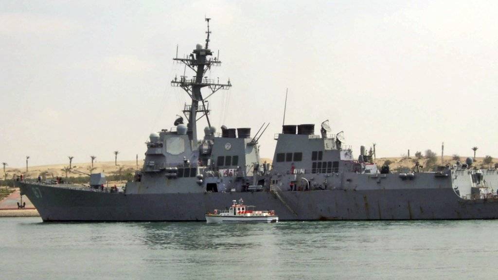 Die USS Mason ist vor der jemenitischen Küste mutmasslich von Rebellen mit Raketen beschossen worden. (Archiv)
