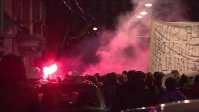 Erheblicher Sachschaden wegen Nachdemo in Bern