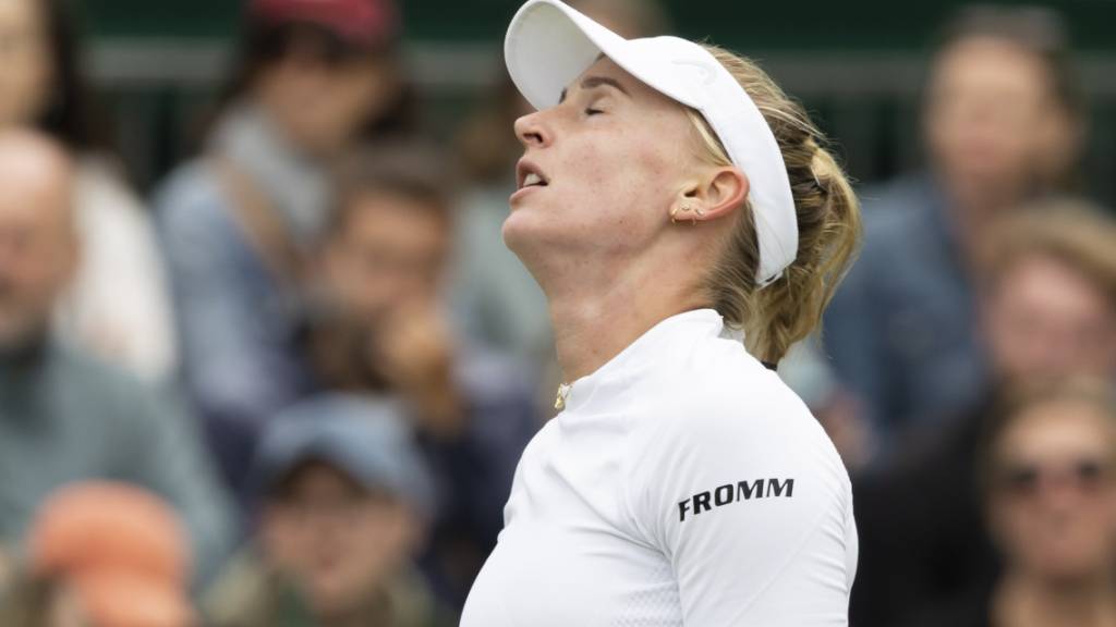 Es will mit dem Siegen nicht mehr klappen: Jil Teichmann ärgert sich