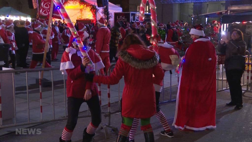 3000 «Chlouse» rennen durch Bern: Santa Run findet nach Coronaunterbruch zum vierten Mal statt