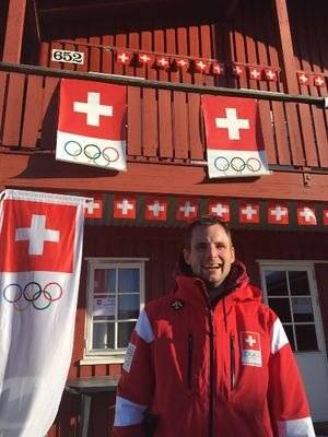Sportmediziner Hanspeter Betschart an den Youth Olympic Games in Lillehammer (Bild: medbase.ch)