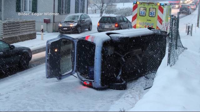 Unfälle wegen Schnee