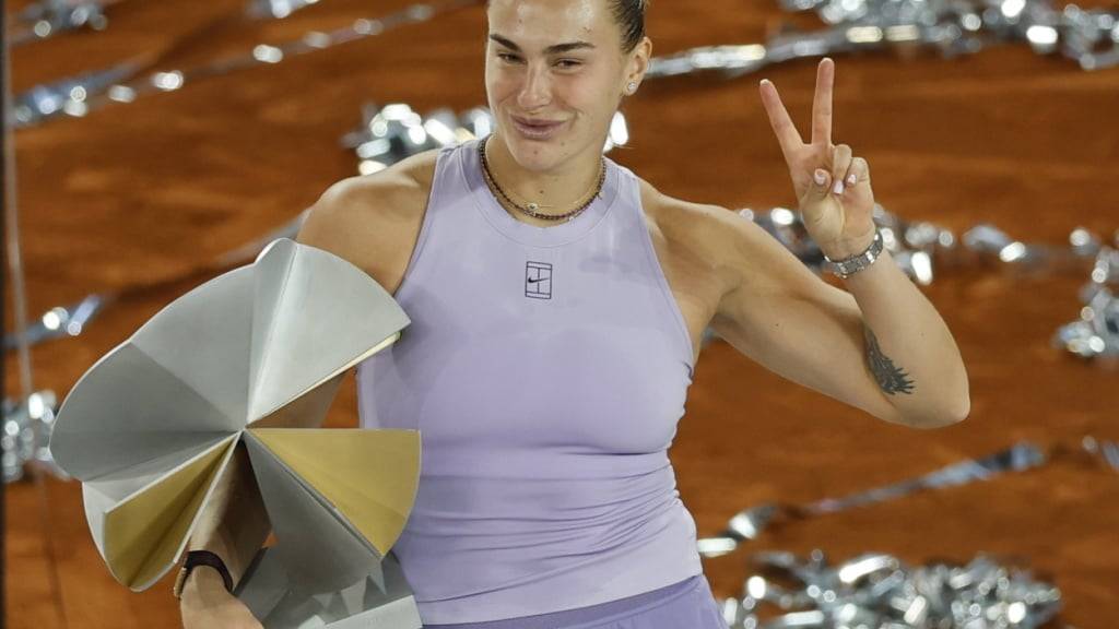 Aryna Sabalenka gewann das Madrid Open zum dritten Mal nach 2021 und 2023