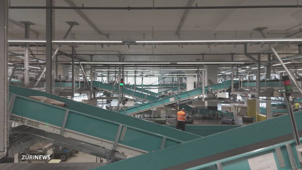 Neue Gepäcksortieranlage am Flughafen Zürich