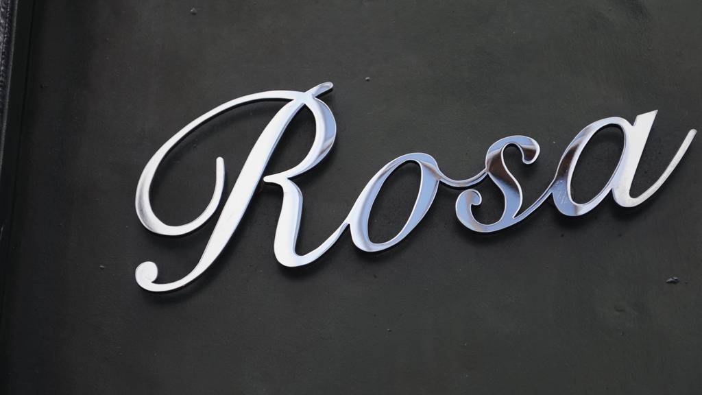 Beschriftung von «Rosa»