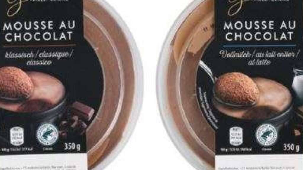 Aldi ruft Mousse au Chocolat wegen Salmonellen zurück