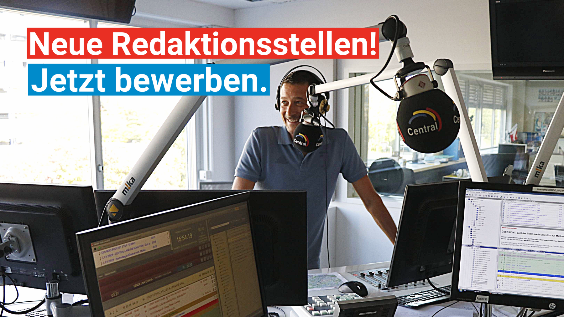 Ausschreibung Redaktionsstelle Central - Redaktion - Bewerben
