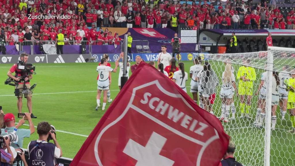 EM-Aus für die Schweiz: Emotionaler Abschied nach Viertelfinal-Niederlage