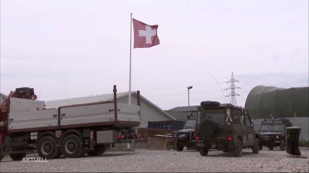 Mehr Schweizer Soldaten sollen in Kosovo stationiert werden