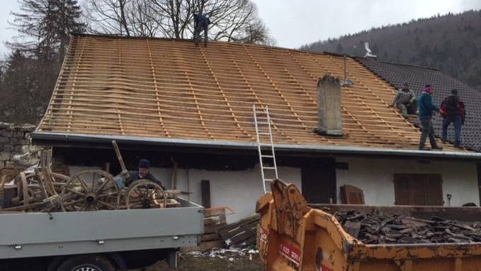 Auf dem Ballenberg wird alte Ziegelei wieder aufgebaut