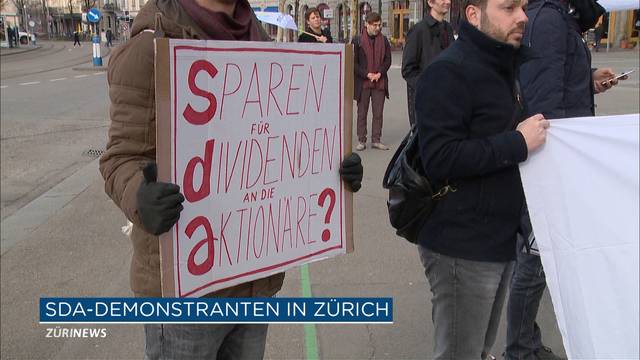 SDA-Steik geht in Zürich weiter