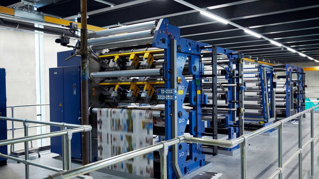 CH Media nimmt modernste Zeitungsdruckmaschine in Betrieb