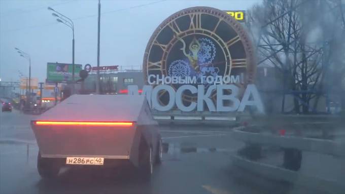 «Tesla Cybertruck» in Russland gesichtet