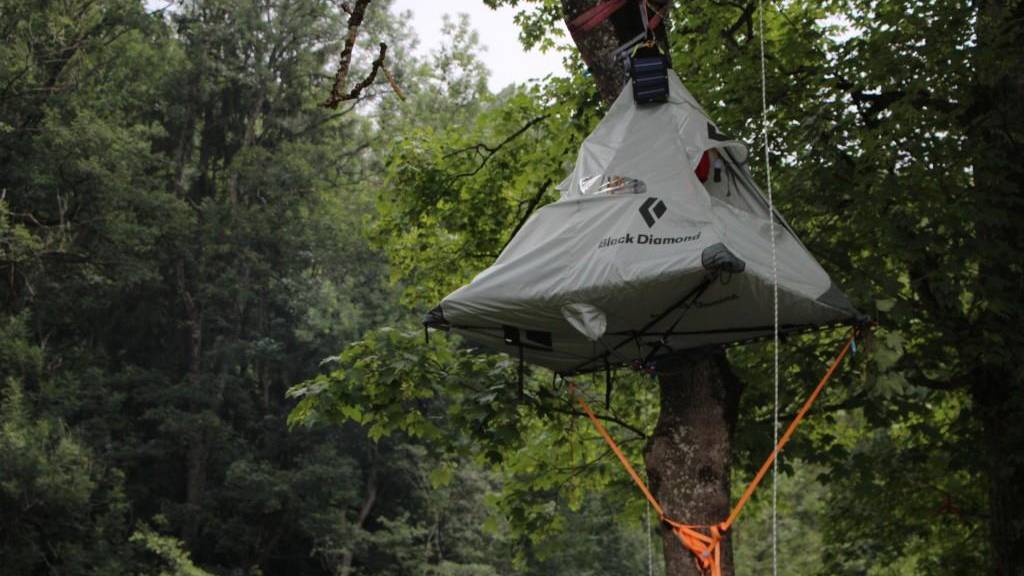 OASG 2018: Das Baum-Zelt im Sittertobel