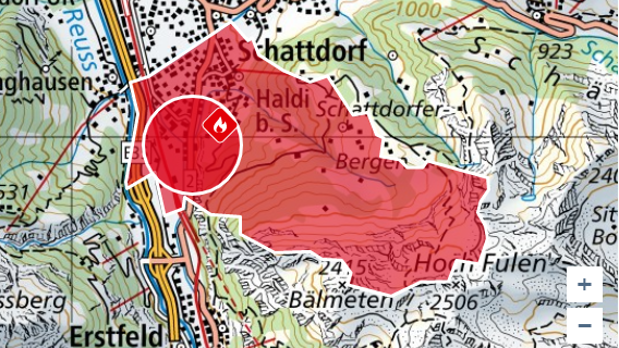 Alert Swiss Karte