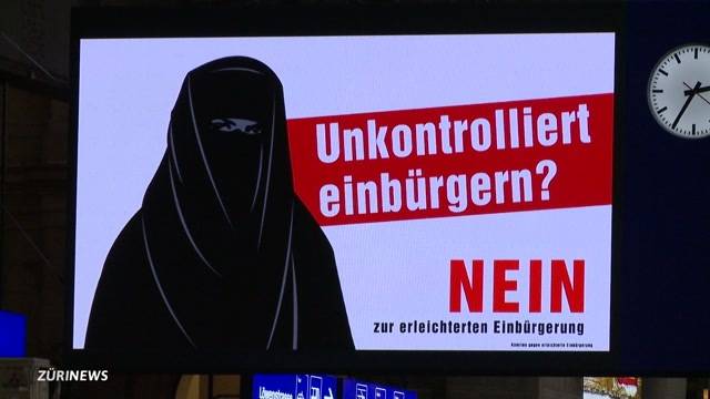 Burka-Plakat schafft Unruhe