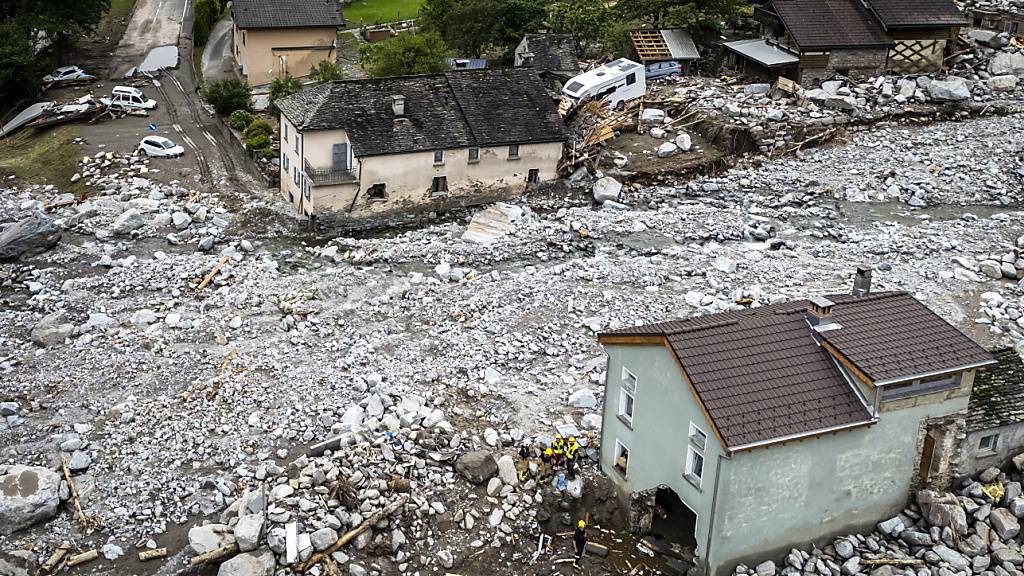 Sorte GR, einige Tage nachdem es von einem Unwetter heimgesucht worden ist. (Archivaufnahme)