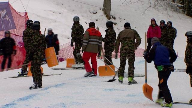 Kampf gegen den Neuschnee