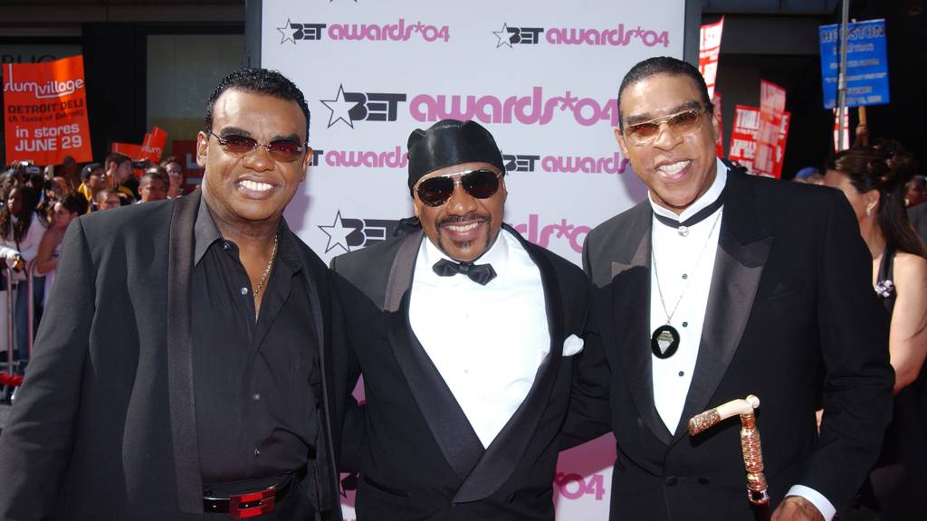 Die Isley Brothers 2004 bei den BET Awards: Ronald, Ernie und Rudolph.