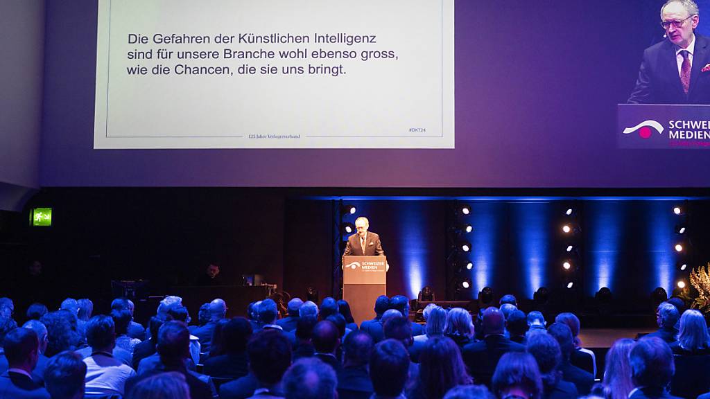 «KI-Tsunami»: Verlegerverbandspräsident Andrea Masüger.