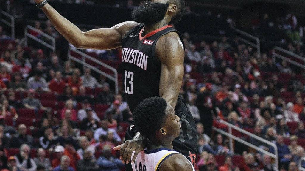 James Harden führte mit seinen 40 Punkten die Houston Rockets zum ersten Heimsieg der Saison