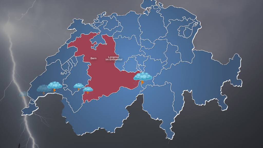 Überraschender Hagelsturm in Wilderswil
