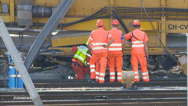 Bahnhof Winterthur steht noch immer still