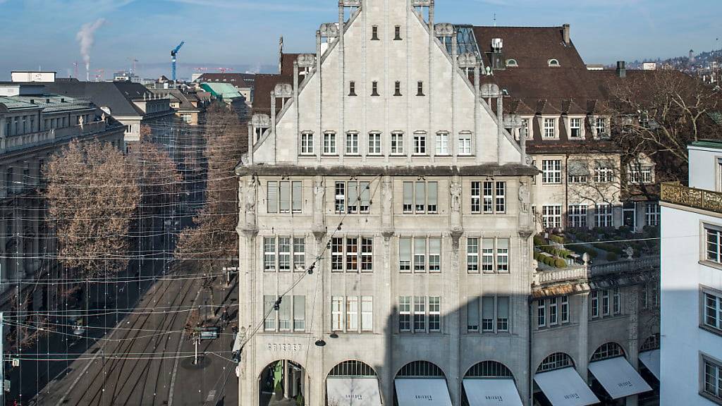 Prägendes Haus am Paradeplatz: Das «Grieder-Haus» geht zu und die Marke wird umbenannt. (Archivbild)