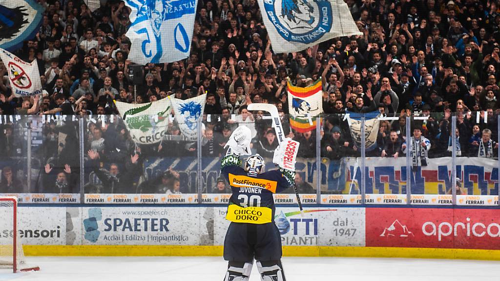 Grosse Freude in der Gottardo Arena nach Ambris 5:1-Heimsieg über Langnau