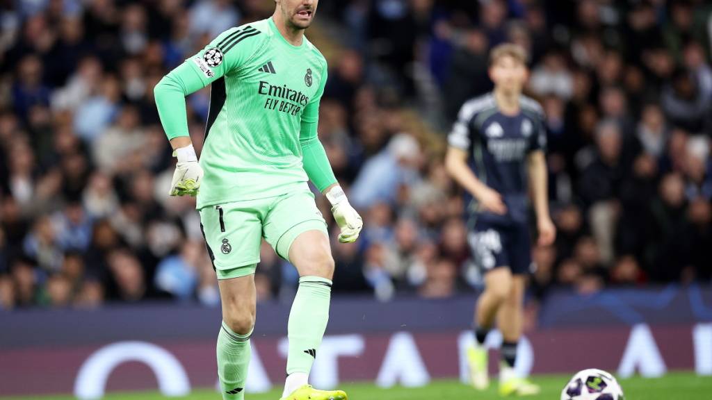Thibaut Courtois verletzte sich am Mittwoch gegen Manchester City