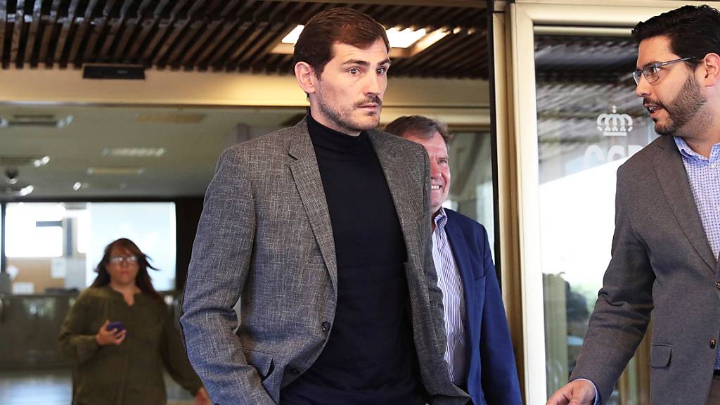 Iker Casillas (links) sprach über seinen Herzinfarkt