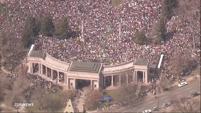 Waffendemonstration in den USA