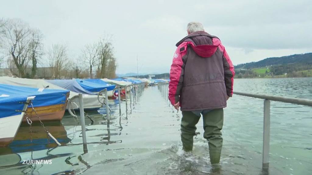 Hochwasser-Alarm am Greifensee