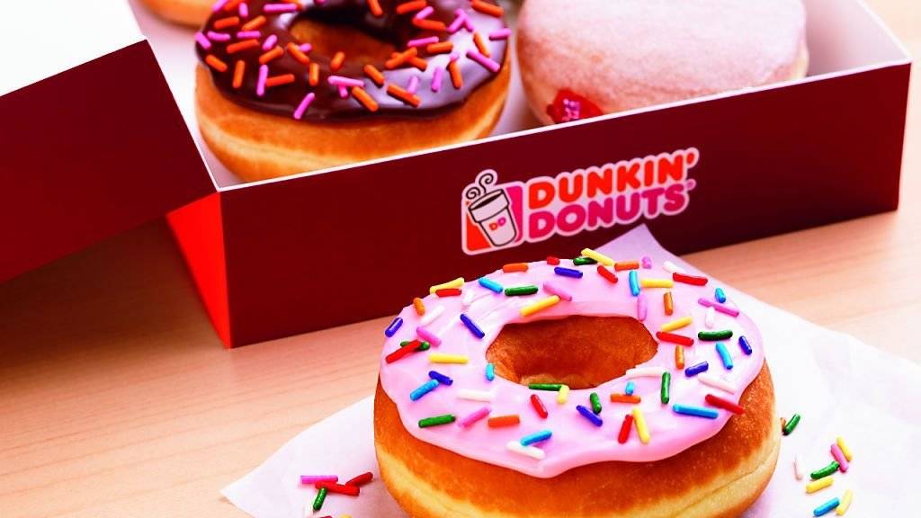 Ab dem 1. März ist der Dunkin' Donut auch in der Schweiz erhältlich.