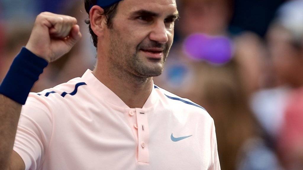 In Montreal nach einer souveränen Leistung im Halbfinal: Roger Federer