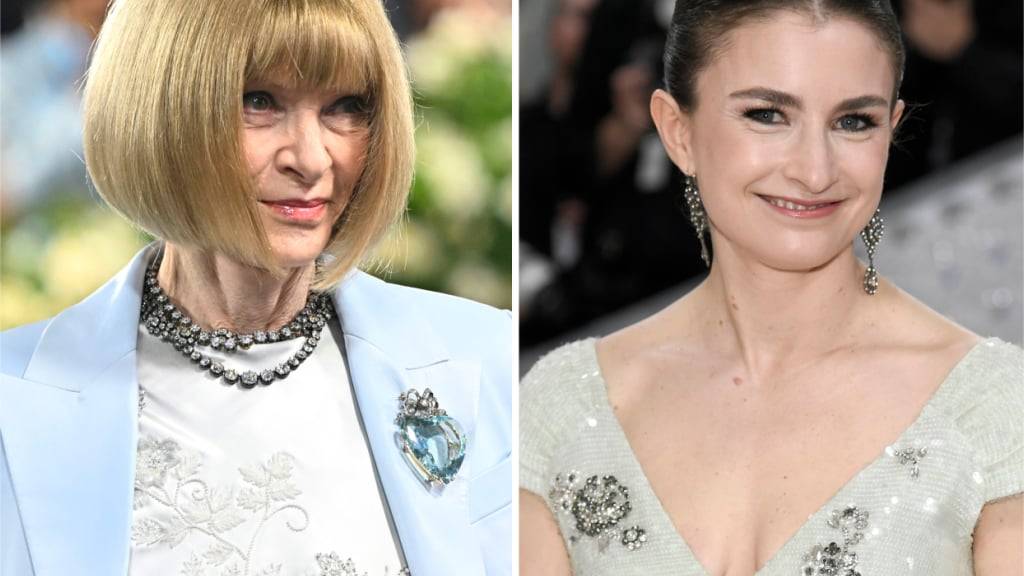Die Bildkombo zeigt Anna Wintour (l), am 5. Mai 2025 bei der Benefizgala des Metropolitan Museum of Art in New York, und Chloe Malle, am 1. Mai 2023 bei der Benefizgala des Metropolitan Museum of Art in New York. Foto: Evan Agostini/Invision/AP/dpa
