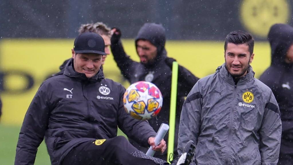 Nuri Sahin (rechts) wird in Dortmund vom Assistenten zum Cheftrainer befördert.